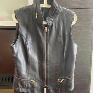 Vintage Danier leather vest